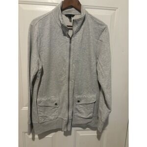 Tommy‎ Hilfiger Jacket Gray XXL Pocket Zipper Cotton Casual Women's Men's